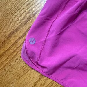 lululemon athletica Vibrant Pink Athletic Shorts